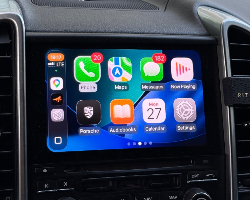 Porsche - Apple CarPlay - Aplikacionet e CarPlay në ekranin e makinës
